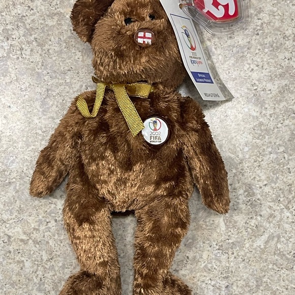 TY Beanie Baby - ENGLAND the Bear - FIFA 2002 World Cup Soccer Souvenir. - Picture 2 of 8